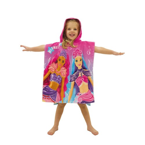 Barbie mermazing telo poncho - barbie,